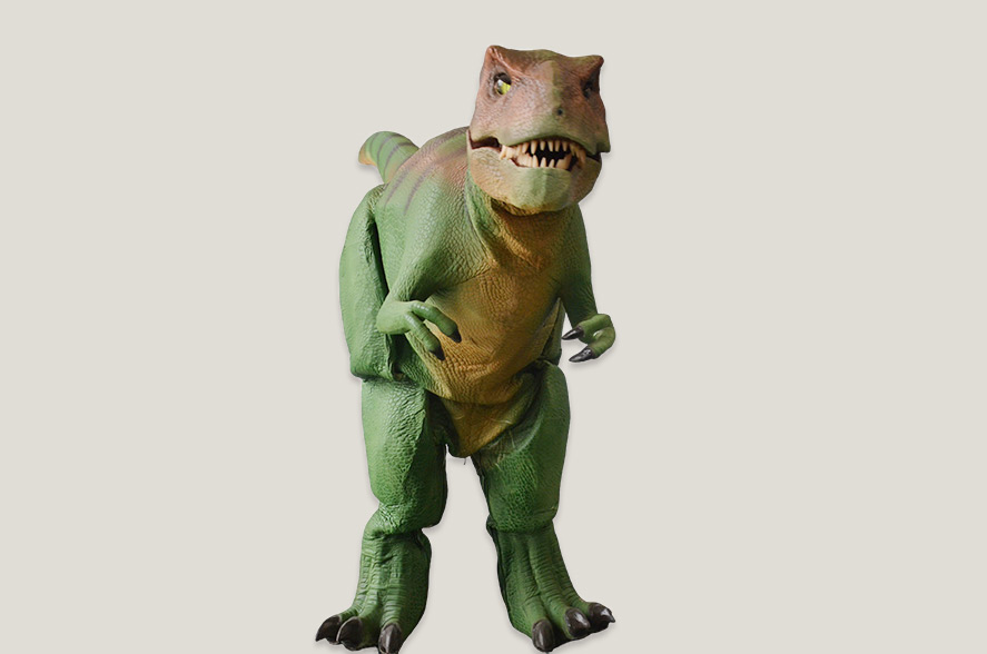 Solid T-Rex Mascot Costume For Events
