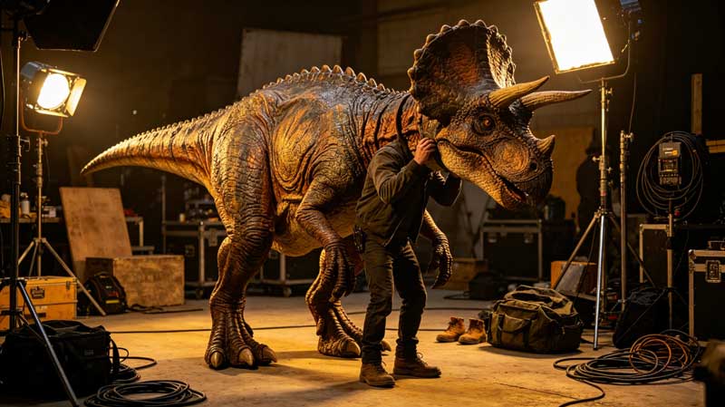 The Growing Demand for Realistic Dinosaur & Animal Costumes in Film, TV and Stage Productions