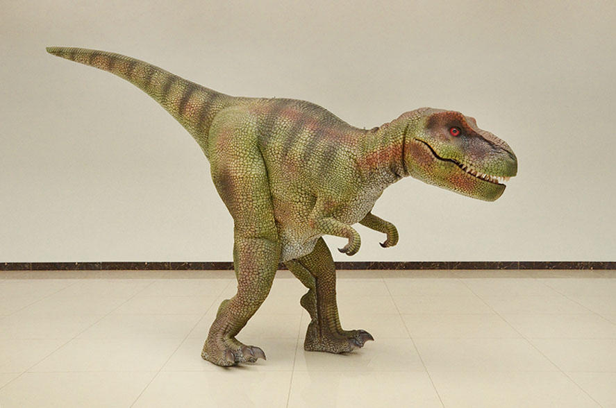 Realistic T-Rex Skin Suit Adult Wearable Dinosaur Costume for Stage Show Amusement Park
