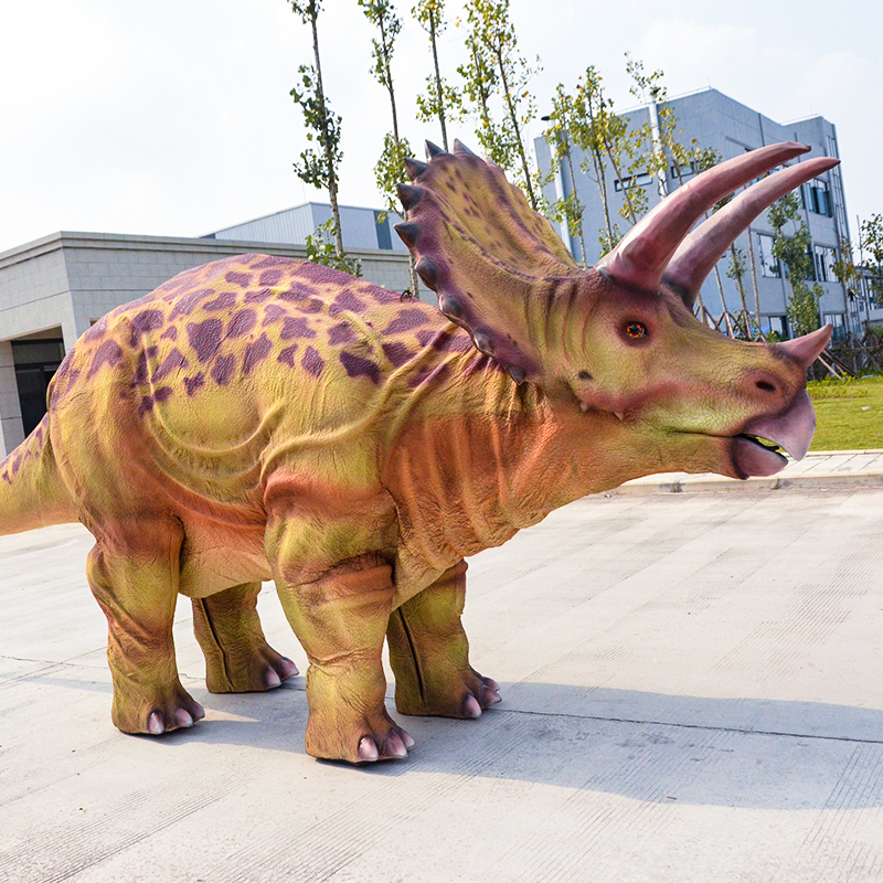 Simulation Dinosaur 3D  Stage Triceratops Dinosaur Costume