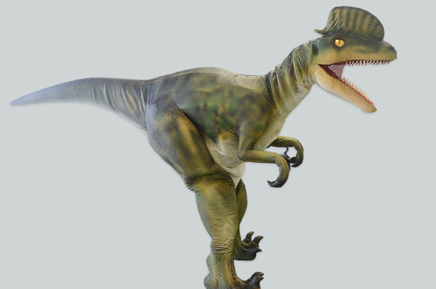 Durable Show-Ready Dilophosaurus Costume