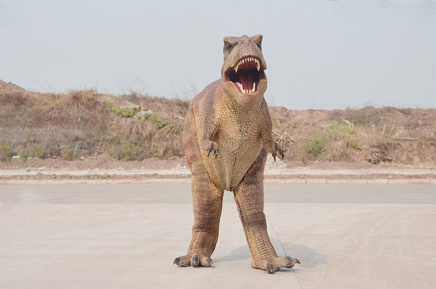 Lifelike Tyrannosaurus Rex Inflatable Costume Funny Dinosaur Outfit for Festival Events