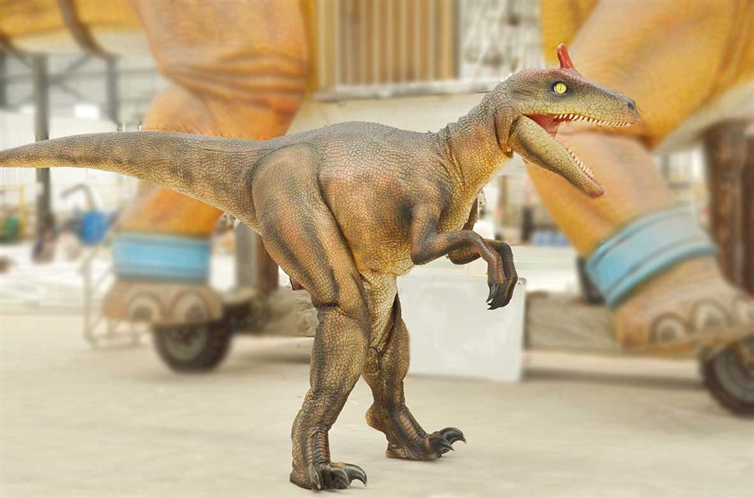 Premium Dilophosaurus Performance Costume for Jurassic Events