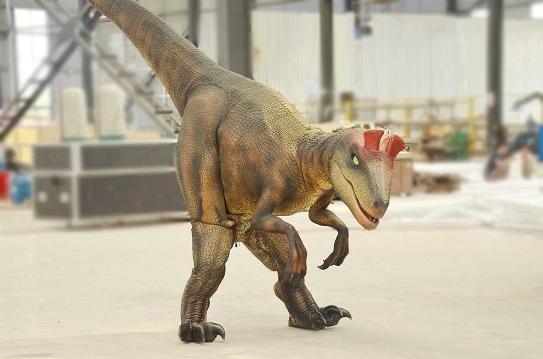 Premium Dilophosaurus Performance Costume for Jurassic Events